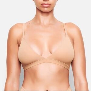 SKIMS Fits Everybody Triangle Bralette OCHRE SZ XL